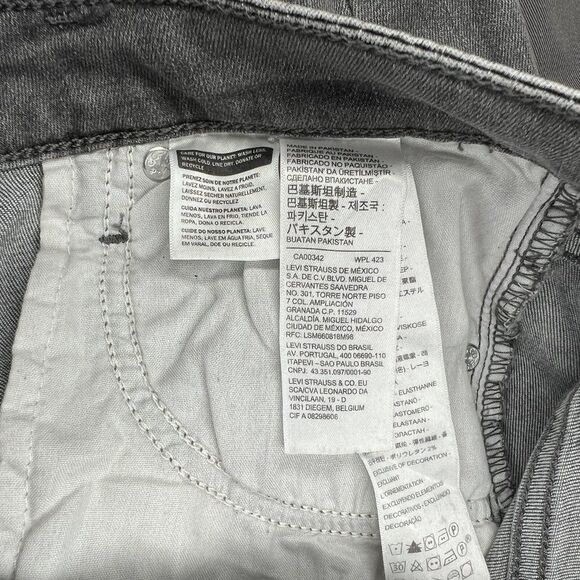 Levi's Jeans Women's Size 28 Gray 721 High Rise Skinny Jeans - Picture 9 of 12